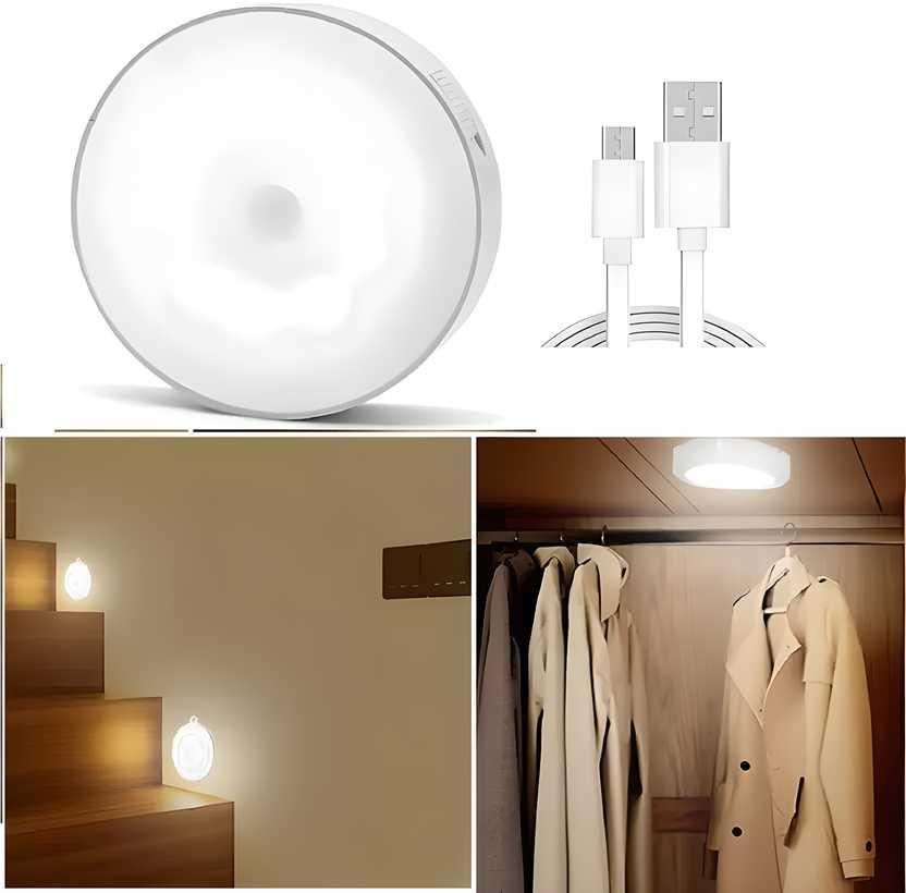 Wireless Motion Sensor LED Night Light for Home Safety - Clothovia