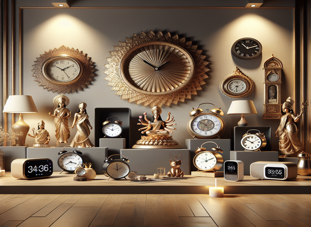 Durga Puja Home Clocks - Stylish & Affordable