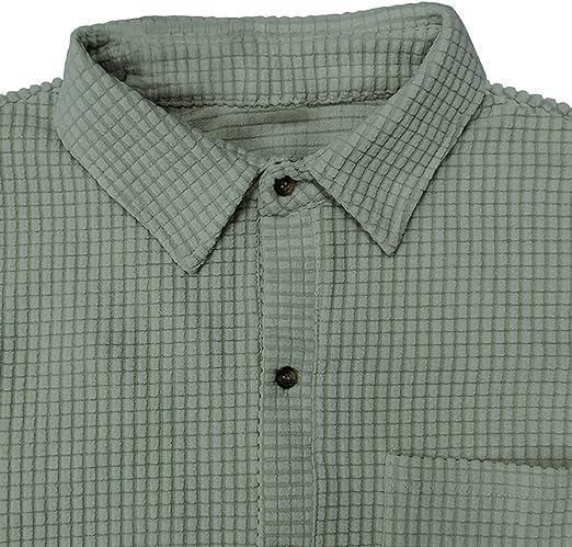 Mens Knit Stylish Half Sleeve Shirt Olive Success