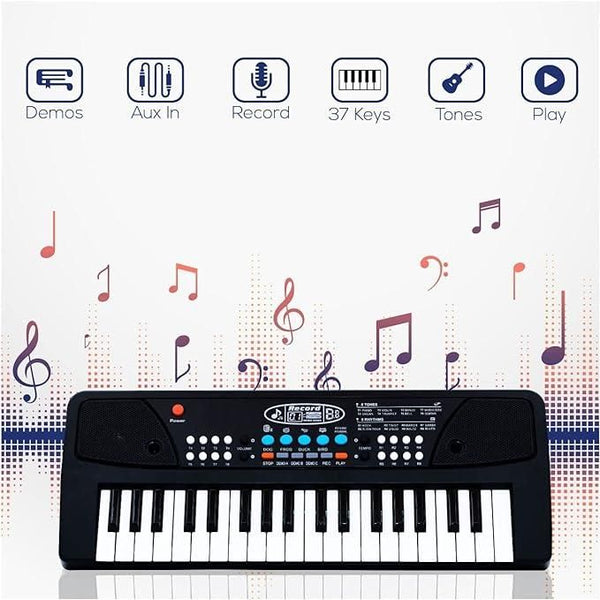 Key features of 37 keys piano keyboard toy