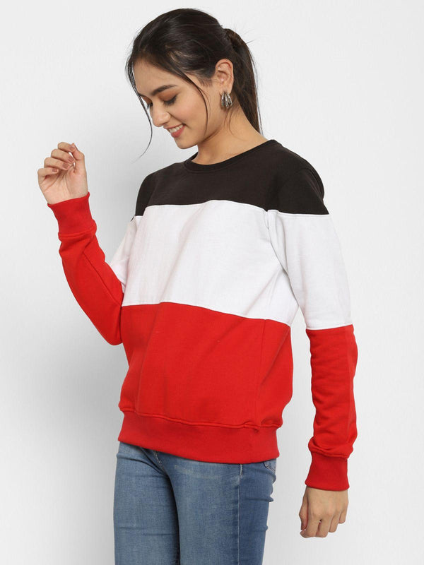 side view of Popster Fleece Womens Sweatshirt 