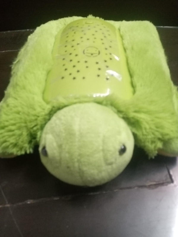 Front view of turtle lites Pillow Pets for kids