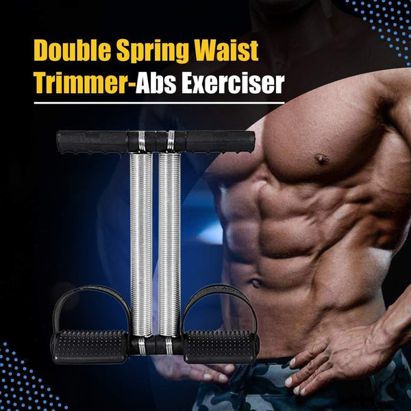 Double Spring Ab Exerciser for Tummy & Waist Trimming - Clothovia