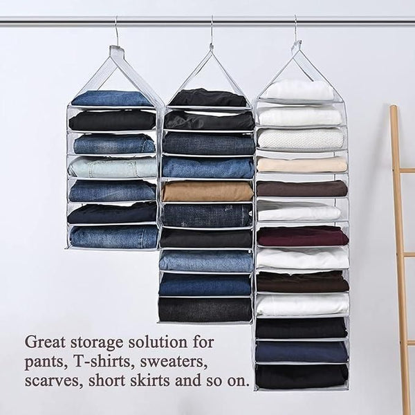 Maximize your closet space and keep your wardrobe organized with our Hanging Closet 