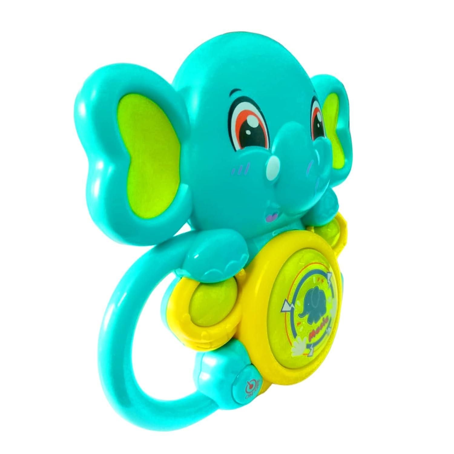 Colorful elephant musical instrument toy for kids, lightweight and portable