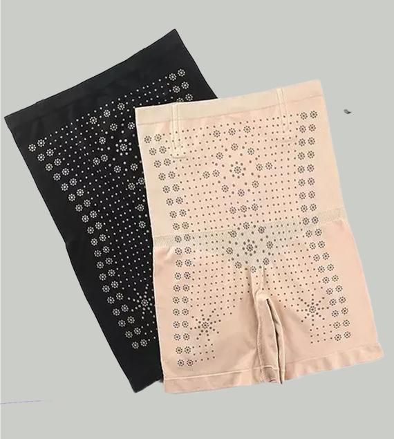 High-waisted postpartum girdle stomach shaping pants in assorted colors, free size."