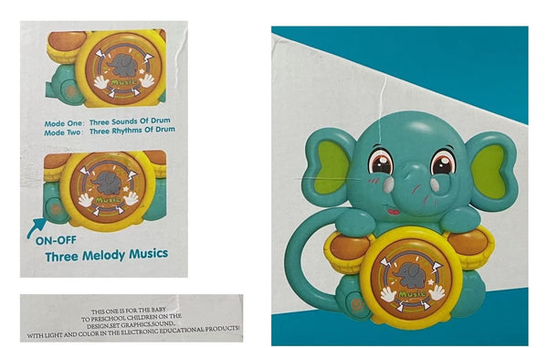 Elephant musical instrument toy for kids, perfect for rhythm and sound play