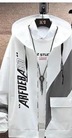 Mens Fleeces Printed Track Suit