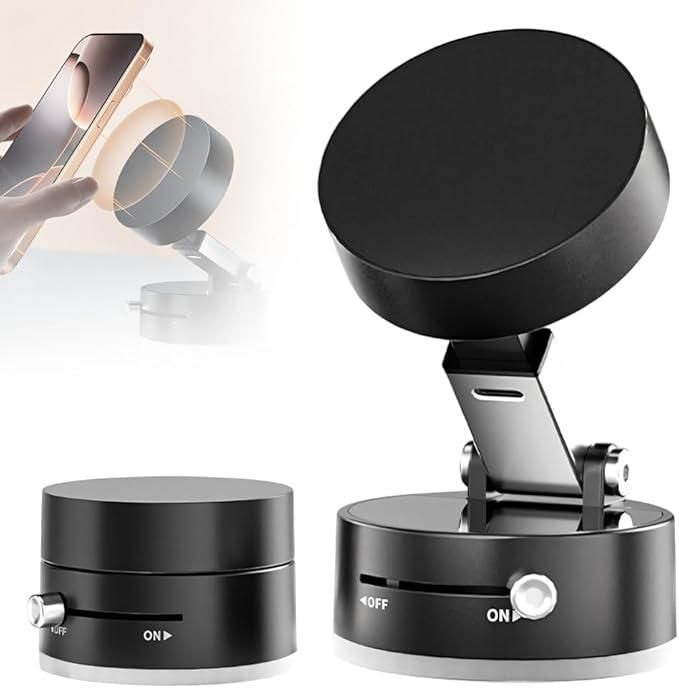 Foldable Magnetic Phone Holder with 360° Rotation - Clothovia