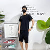 Men's Black Summer Co-Ord Set for Casual Wear - Clothovia