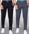 Men's Regular Fit Lycra Trackpants for Comfort and Style - Clothovia