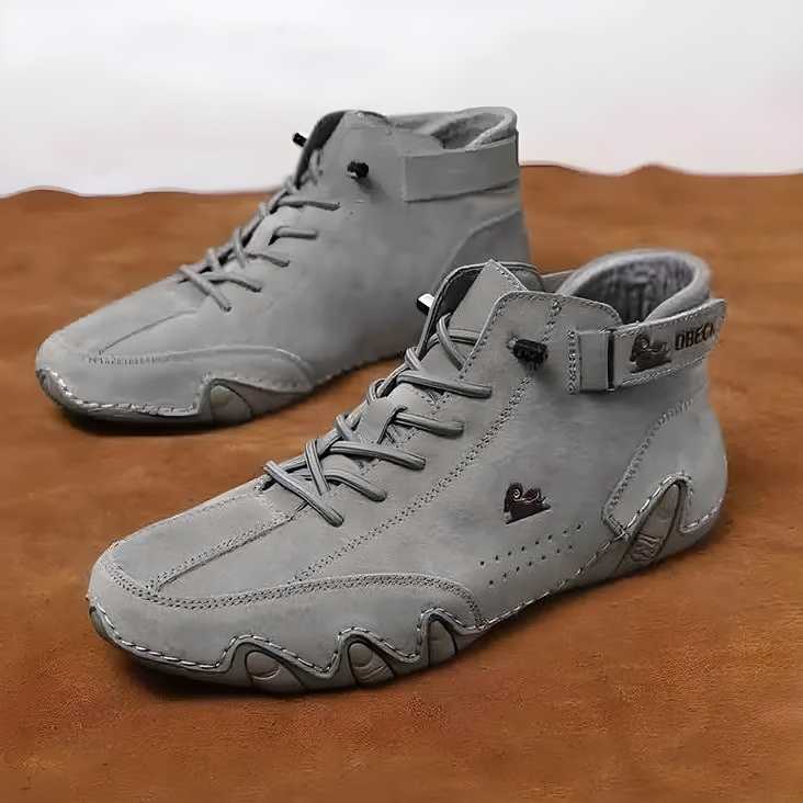 "Daily Trendy Men's Casual Shoes - Grey Synthetic Sneakers for Casual Wear"



