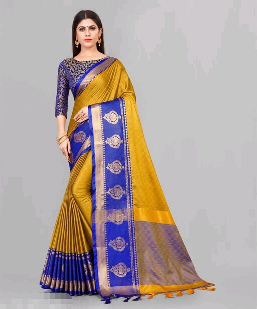 New Zari Jacquard Aura Silk Saree featuring luxurious aura silk fabric with intricate zari jacquard patterns, offering a blend of traditional elegance and modern style