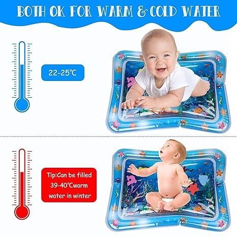 This baby water mat is suitable both for warm and cold water.