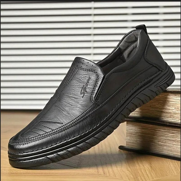 Mens polished synthetic formal shoes for business wear