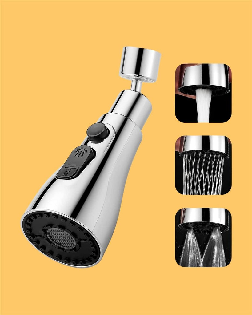 Versatile 3-Mode Kitchen Sink Faucet: Stream, Spray, & Pause