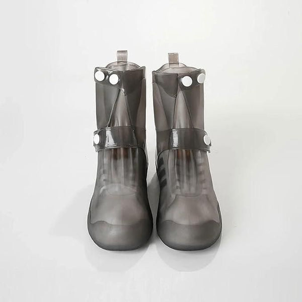 Waterproof Silicon Rain Shoe Covers with Secure Closure - Clothovia