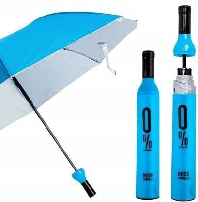 Portable Folding Umbrella with Bottle Cover - Clothovia