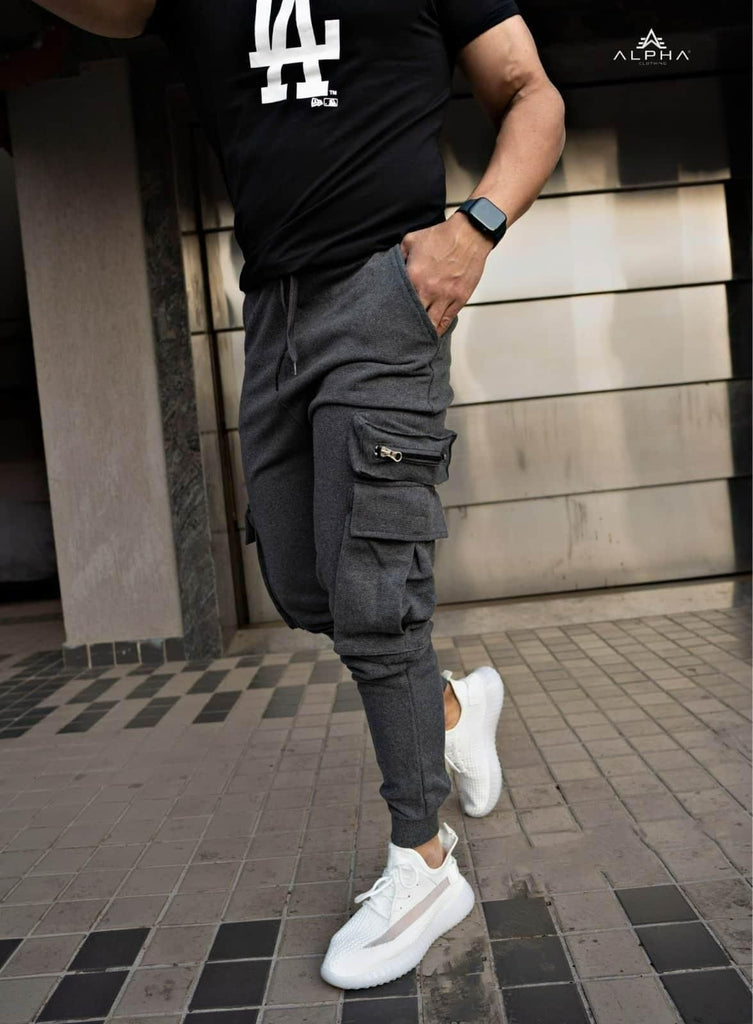 Pack of 2 men's multicolor cotton stretchable joggers with a textured pattern, perfect for casual wear, lounging, or workouts.







