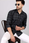 Men's Casual Striped Cotton Shirt for Comfortable Daily Wear - Clothovia