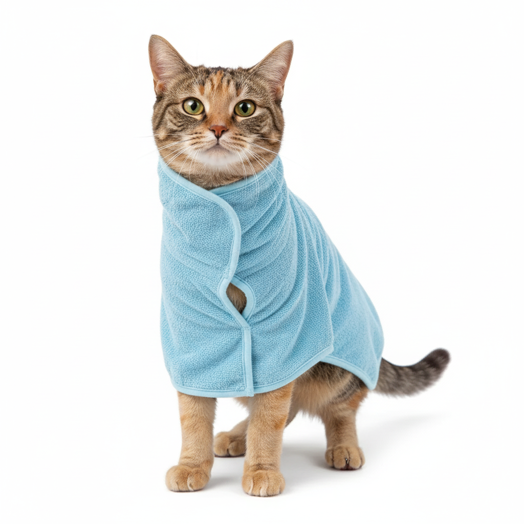 Super Absorbent Bathrobe for Cats & Dogs