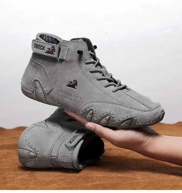 "Daily Trendy Men's Casual Shoes - Grey Synthetic Sneakers for Casual Wear"
