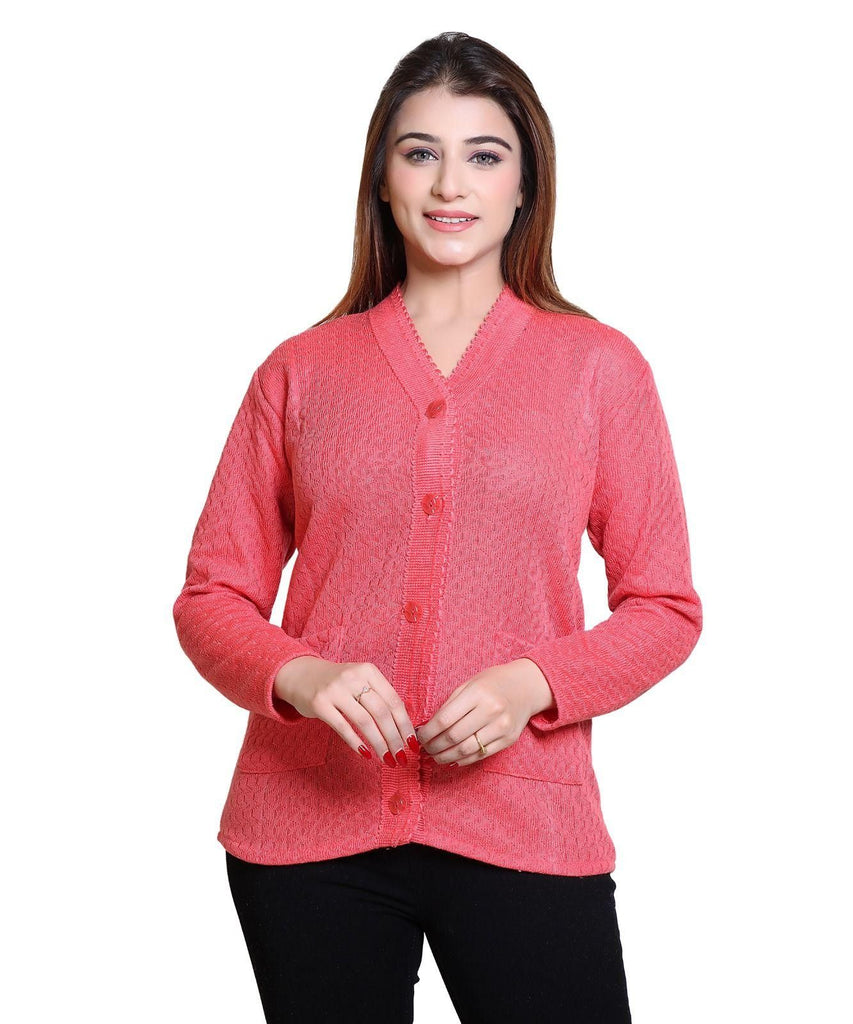 Womens Solid Wool Blend Sweater