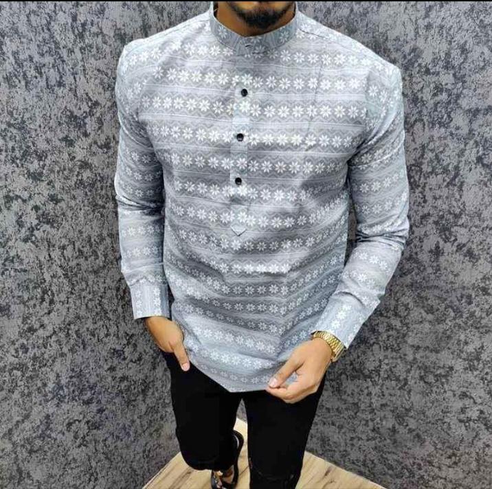 Latest Mens Cotton Printed Shirt