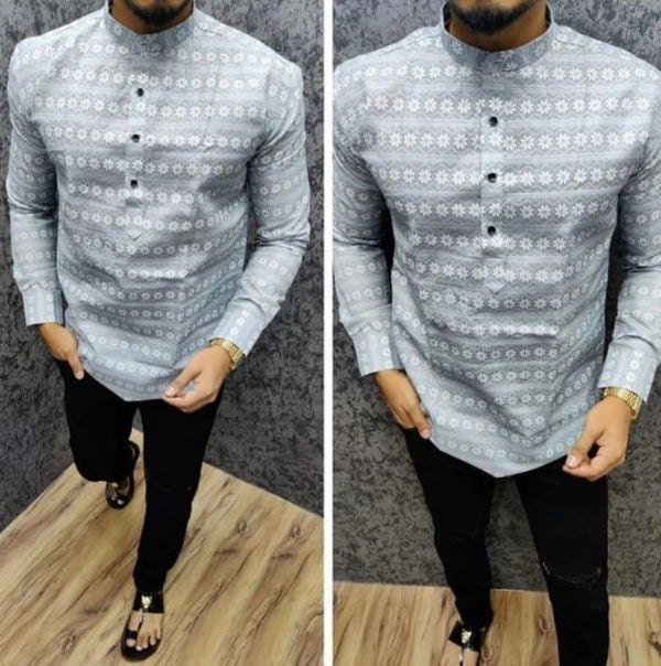 Latest Mens Cotton Printed Shirt