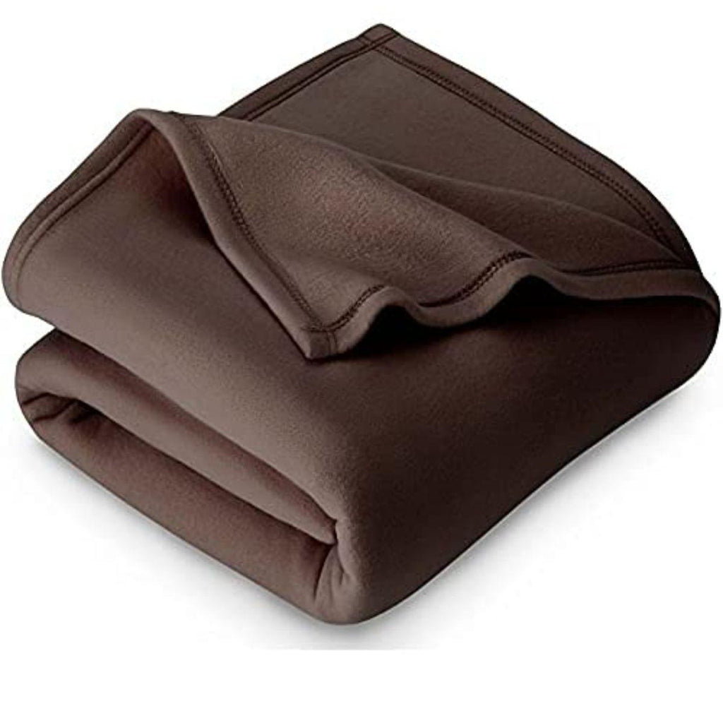 Latest solid single blanket in a sleek, modern design, providing cozy warmth and comfort for single beds, available in various colors