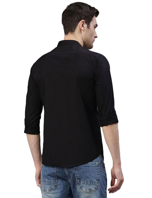 Cotton Printed Full Sleeves Regular Fit Mens Casual Shirt- Back side