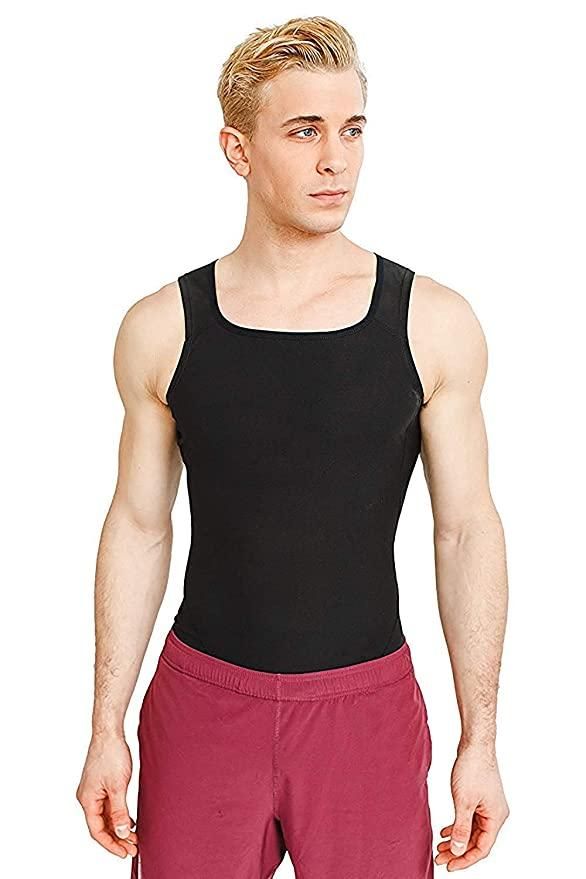 MM1Body Shapper Vest for Men and Women Premium Workout Tank Top Polymer Shapewear Sauna Vest