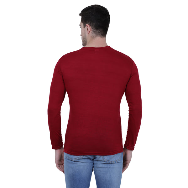 Mens Cotton Round Neck Full Sleeves Stylish Tshirt (Pack of 3)