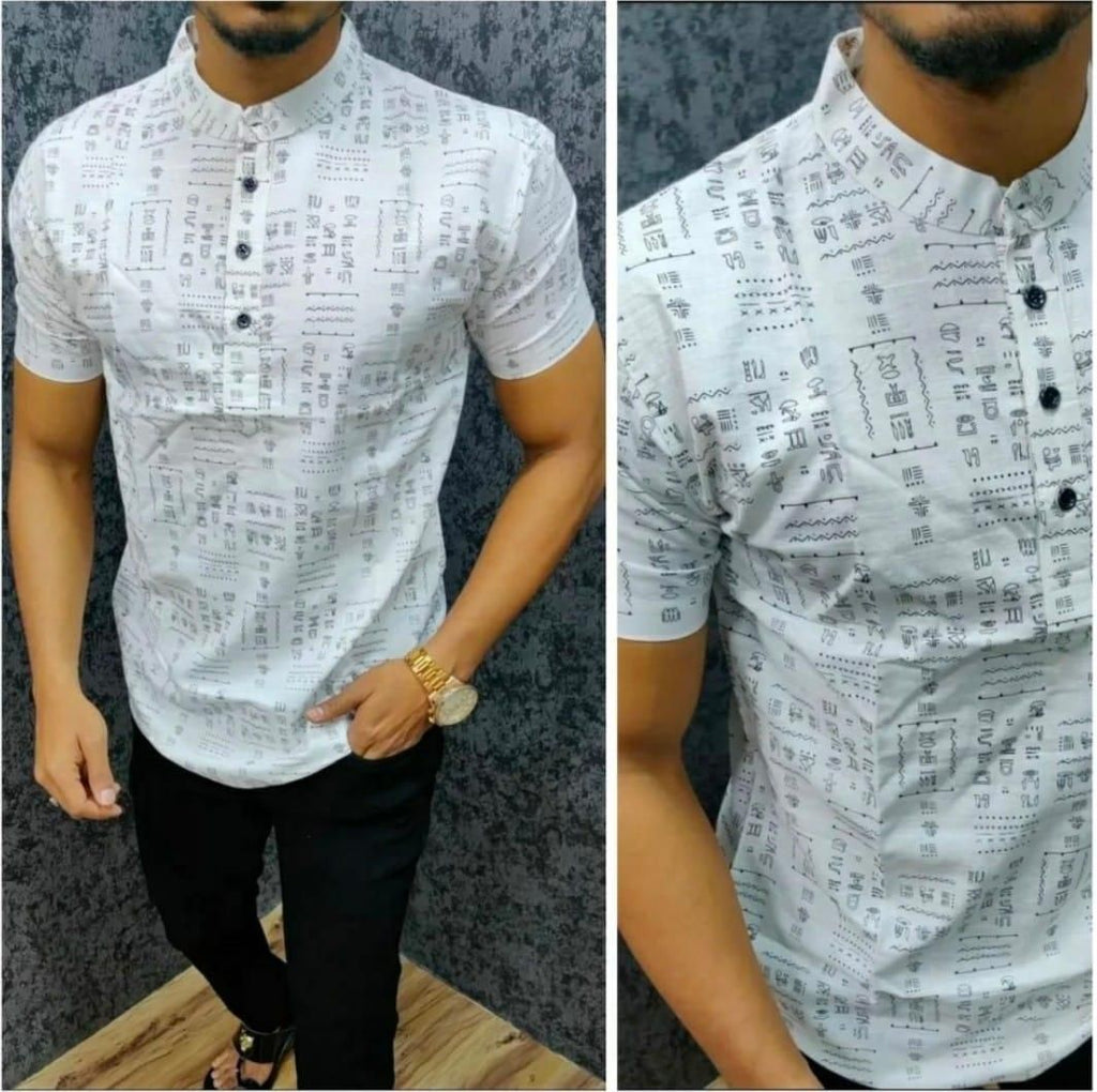 Latest Mens Cotton Printed Shirt