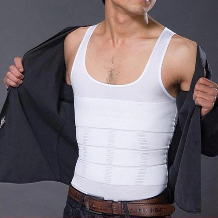 Mens Solid Compression Flexvest	( Assorted Color )