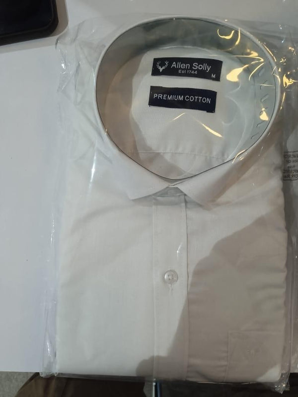 Mens Solid Cotton Formal Shirt (Pack of 1)